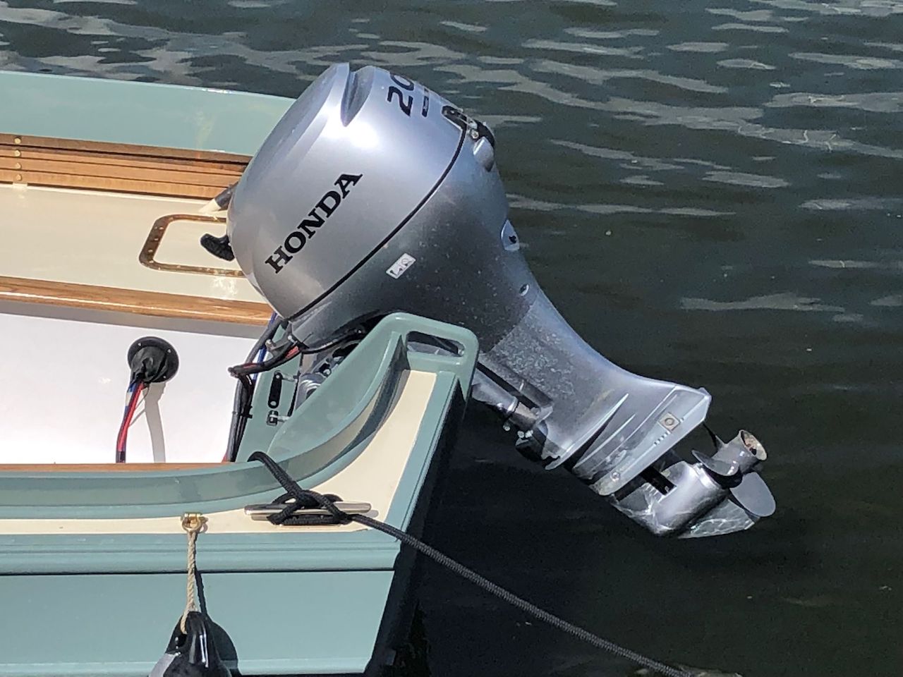 WHEN’S THE LAUNCH ? 3 Close up outboard